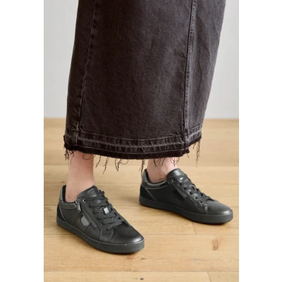 Afbeelding van Geox Blomiee Sneakers laag, Dames, Maat: 40, Black Leer en imitatieleer