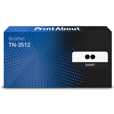 Afbeelding van Huismerk Brother TN 3512 Toner Zwart Voordeelbundel 2 pack Extra hoge capaciteit