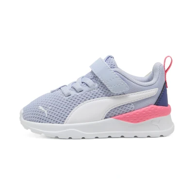 Afbeelding van Puma Anzarun LITE Unisex Hardloopschoenen voor op de weg kinderen, Maat: 24, Cool weather/white/blue crystal Textiel