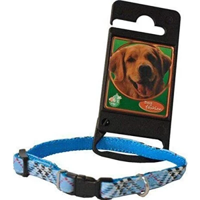 Afbeelding van Halsband Nylon/Pvc Verstelbaar Called Blauw 15 Mmx25 40 Cm