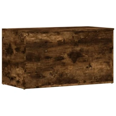 Afbeelding van vidaXL Opbergdoos, gerookt eiken, 84 x 42 46 cm, bewerkt hout