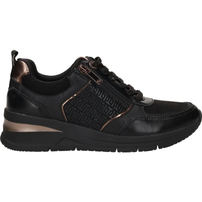 Afbeelding van Tamaris Sneakers zwart Textiel Dames