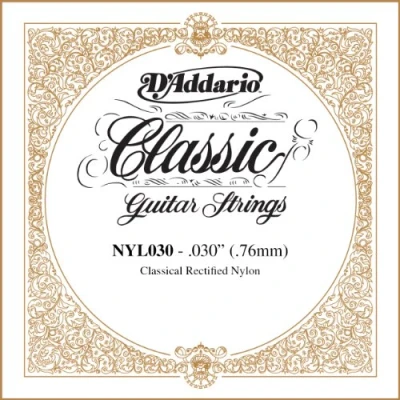Image de Corde au détail guitare classique D&#039;addario Classics NY030 tirant 30