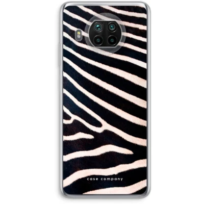 Afbeelding van Case Company® hoesje geschikt voor Xiaomi Mi 10T Lite Zebra Soft Cover Telefoonhoesje Bescherming aan alle Kanten en Schermrand