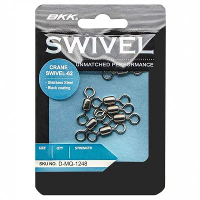 Afbeelding van BKK Crane Swivel 62 Stainless Steel Black 3# Wartel