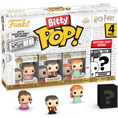 Afbeelding van FUNKO BITTY POP: HARRY POTTER GOBLET OF FIRE HERMIONE 4PK.
