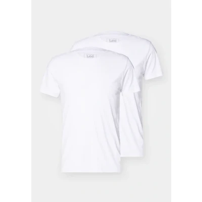 Afbeelding van Lee TWIN CREW 2 PACK Tshirt basic, Heren, Maat: XXL, White