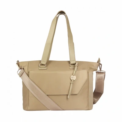 Afbeelding van Denise laptoptas shopper beige 15.6 stijlvol &amp; licht MŌSZ