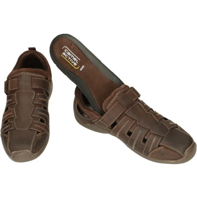 Afbeelding van camel Active Outdoorsandalen, Heren, Maat: 47, Chocolate r Nubukleer
