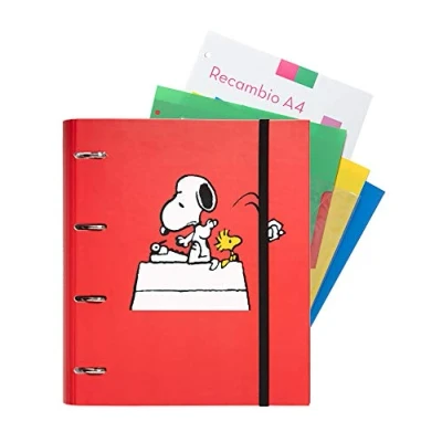 Image de Carpeblock 4 Anneaux Snoopy