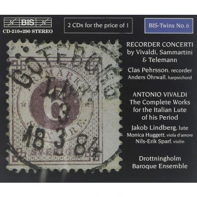 Afbeelding van Recorder concerti by Vivaldi, Sammartini &amp; Telemann (2CD)