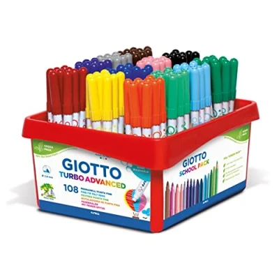Afbeelding van Giotto Turbo Advanced Schoolpack 108 delig