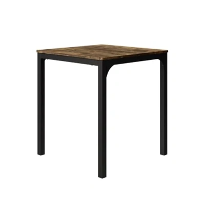 Afbeelding van Vicco Eettafel Fyrk, zwart/rustiek eiken, 70 x cm