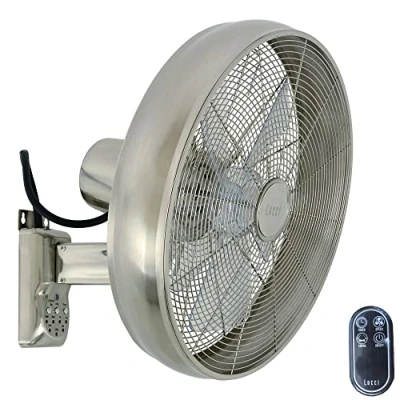 Afbeelding van Beacon Breeze wandventilator geborsteld chroom 41 cm