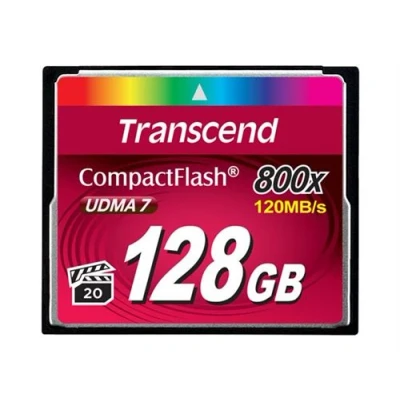 Image de Transcend carte mémoire flash 128 Go CompactFlash