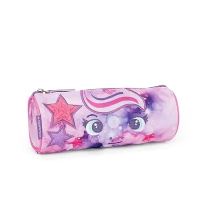Afbeelding van Mofu Etui Rond, Unicorn 22 x 8 cm Polyester