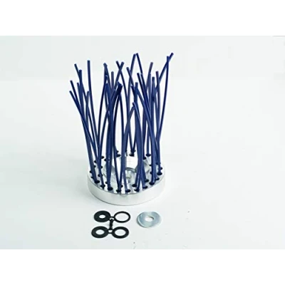 Afbeelding van Ratioparts OCTO Pro Bosmaaierborstel, 25,4 mm diameter, 18 draden, voor bosmaaier, blauw