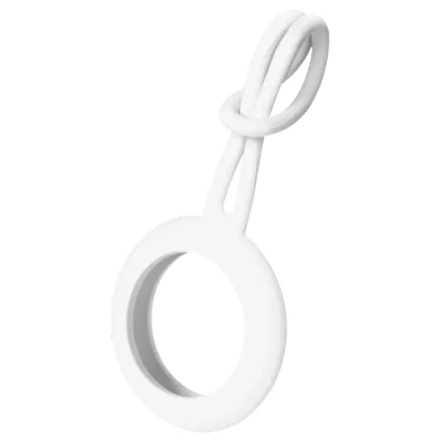 Afbeelding van Deltaco Siliconen Apple AirTag Case Wit