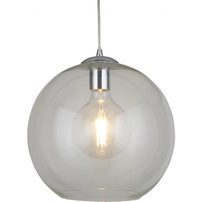 Afbeelding van Searchlight Balls Hanglamp 1 Lichts Clear Glasbol 32cm