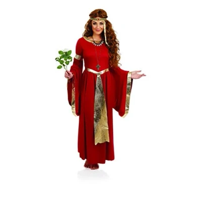 Afbeelding van Fun Shack Renaissance Prinzessin dameskostuums, Rood