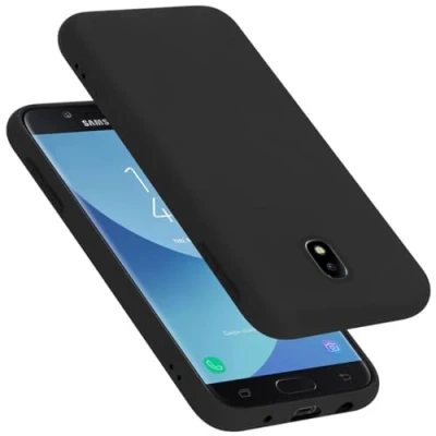 Afbeelding van Cadorabo Hoesje geschikt voor Samsung Galaxy J5 2017 in LIQUID ZWART Beschermhoes gemaakt van flexibel TPU silicone Case Cover