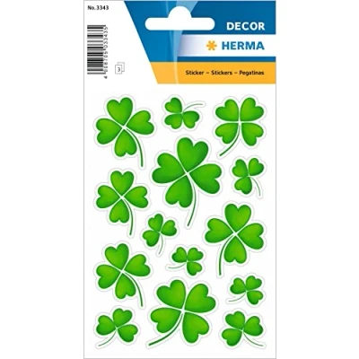 Image de Herma stickers decor trèfles 5438