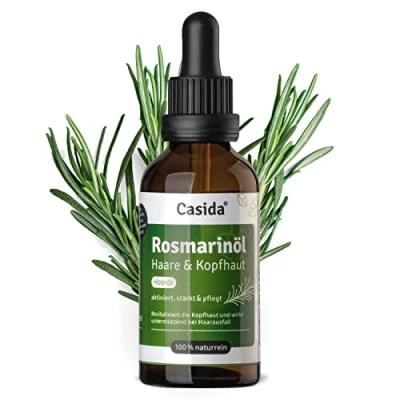 Afbeelding van Casida® Rozemarijnolie voor haar en hoofdhuid tegen haaruitval om de haargroei te stimuleren behandelen bestaande uit 100% pure natuurlijke oliën apotheekkwaliteit 50 ml