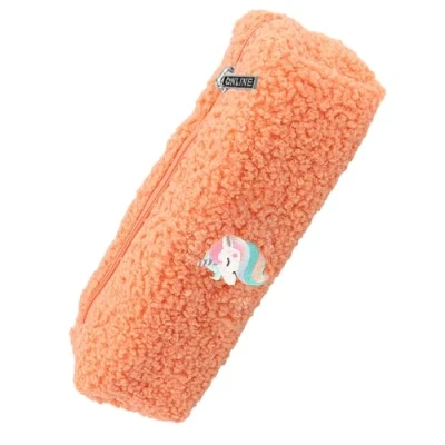 Image de ONLINE Trousse super fluffy textile Peach Unicorn