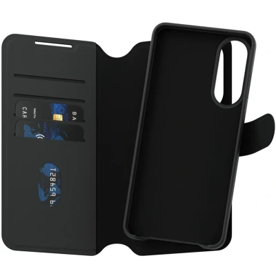 Afbeelding van CARE by PanzerGlass Tango 2 in 1 Wallet Case MagSafe voor de Samsung Galaxy S25 Edge Transparant
