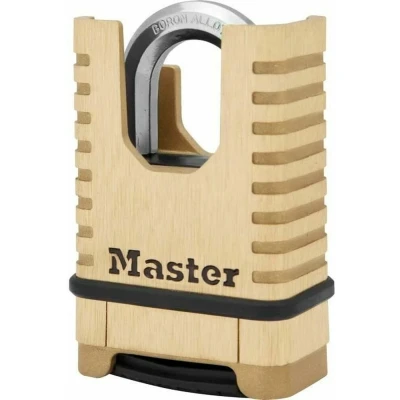 Afbeelding van HOOFDSLOT Massief messing hangslot met hoge beveiliging Beschermde beugel Een combinatie M1177EURD
