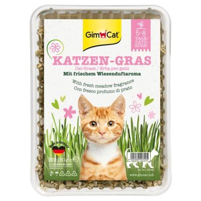 Afbeelding van Gimcat Kattengras Kattensnack Natuur 150 g