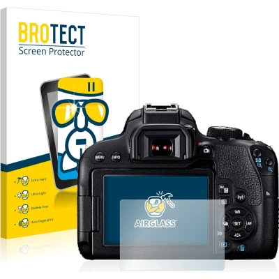 Afbeelding van BROTECT Screenprotector voor Canon EOS 800D Folie Beschermfolie Beschermglas transparant