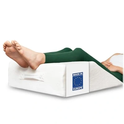 Afbeelding van Dreamzie Beenlift Kussen Therapeutisch Beenrust Rug, Knie, Postoperatief, Zwaar Been, Bloedsomloop Ademend Wasbaar Hypoallergeen