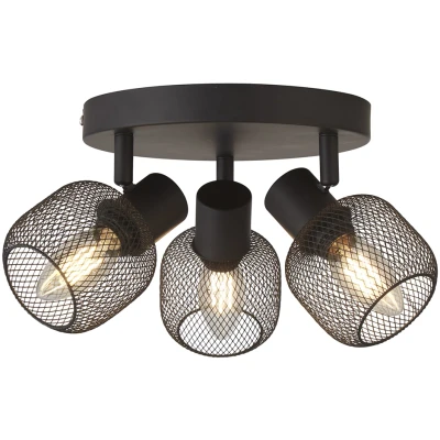 Afbeelding van Searchlight Genua Plafondlamp Mesh Cage