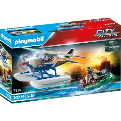 Afbeelding van Playmobile Playmobil Politiewatervliegtuig smokkelaar achtervolging