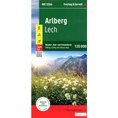 Afbeelding van Wander Rad Freizeitkarte Arlberg Lech
