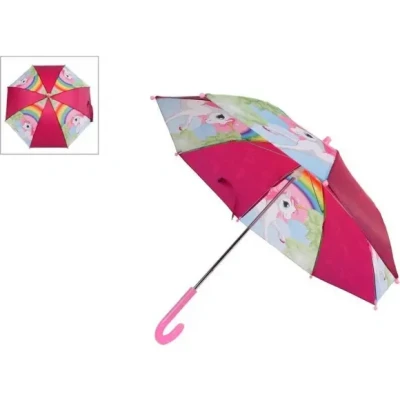 Afbeelding van Unicorn Paraplu Meisjes 70 Cm Polyester Roze