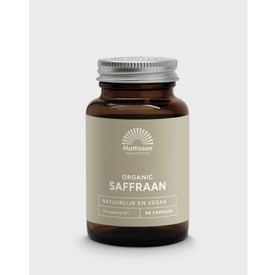 Afbeelding van Mattisson Biologisch Saffraan met Sunfiber 60 capsules
