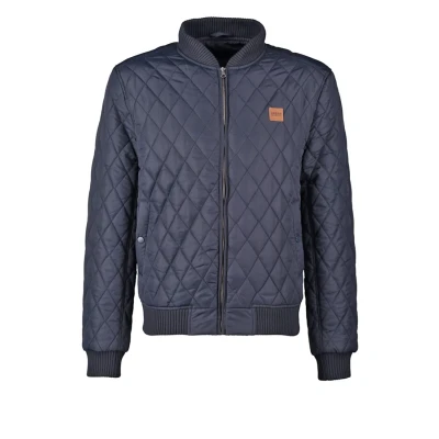 Afbeelding van Urban Classics Diamond Jas, Heren, Maat: Small, Navy