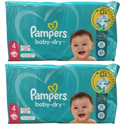 Afbeelding van Pampers Baby Dry Maat 4 Mega Pack 116 luiers