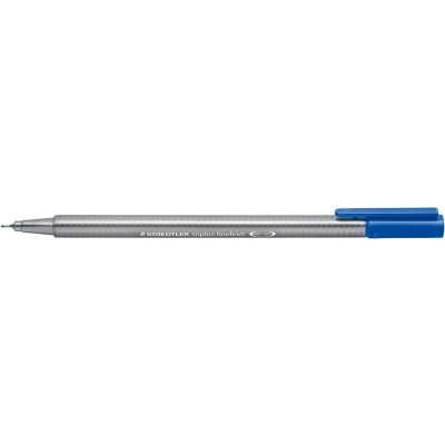 Afbeelding van Staedtler Triplus FineLiner 334 viltstift Superfine 0,3 mm Delftblauw