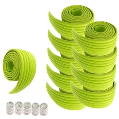 Afbeelding van HIMRY KXD7002 Universele schuimrol, 2000 cm x 80 mm, dik schuim, schokbestendig, veiligheid voor baby&#039;s, kinderen, alle doeleinden, babyveiligheid. 10 2 m, groen, groen