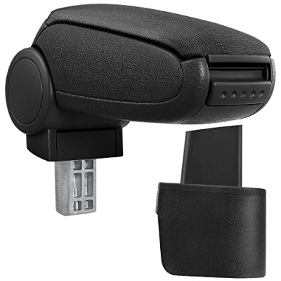 Afbeelding van Armsteun voor Nissan Micra K12 2003 2010 stof zwart