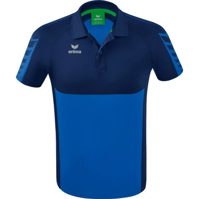 Afbeelding van Six Wings polo new royal/new navy / XL
