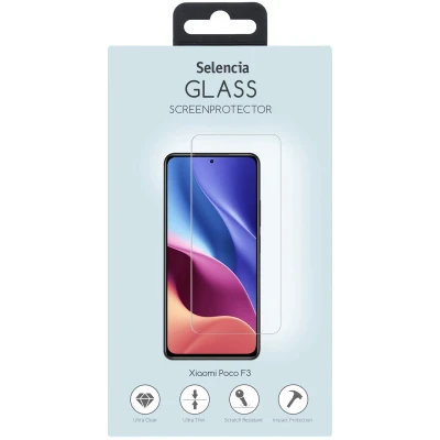 Afbeelding van Selencia Screenprotector Geschikt voor Xiaomi Poco F3 Tempered Glass Gehard Glas