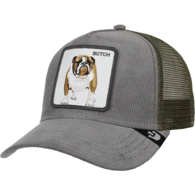Afbeelding van Goorin Bros Trucker CORD Wulbul Pet, Heren, Maat: One Size, Grey