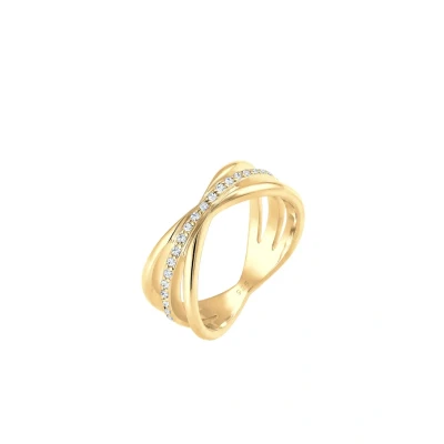 Afbeelding van Elli Premium ring, sterling zilver 925, kristal, 54, zilver, Swarovski zilverkleurig, kristal
