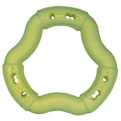 Afbeelding van Vadigran Tpr Ring Green Apple Groen Hondenspeelgoed 12 cm