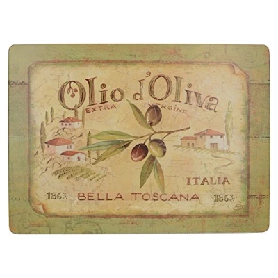 Afbeelding van CT Placemat Olijfolie Olio d&#039;Oliva (box met 4 stuks)