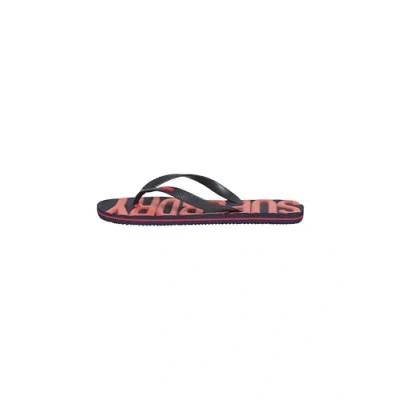 Afbeelding van Superdry Teensandalen, Heren, Maat: 40, Rich navy Rubber/ textiel